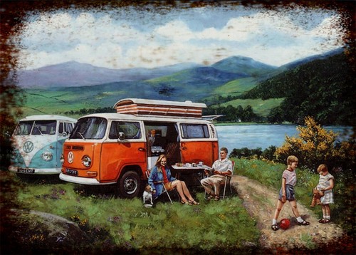 Camper van holiday - van,