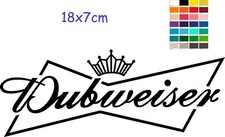 Dubweiser logo 18x7cm Car Van