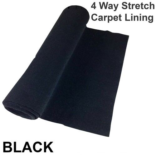 Camper van lining carpet - camper, black